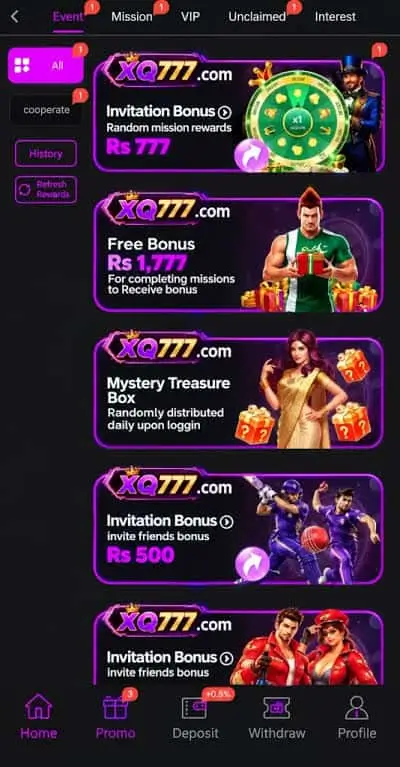 XQ777 Game